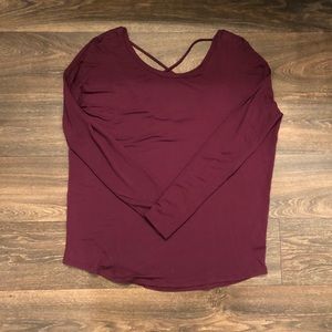 PINK open back t-shirt